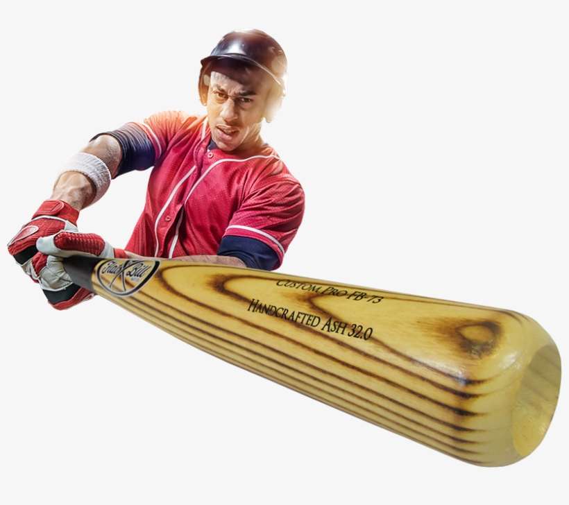Shop Bats Custom Handmade Bats - Baseball Player, transparent png download
