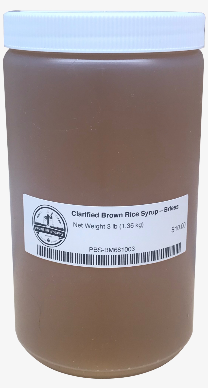 Clarified Brown Rice Syrup Briess - Label, transparent png download
