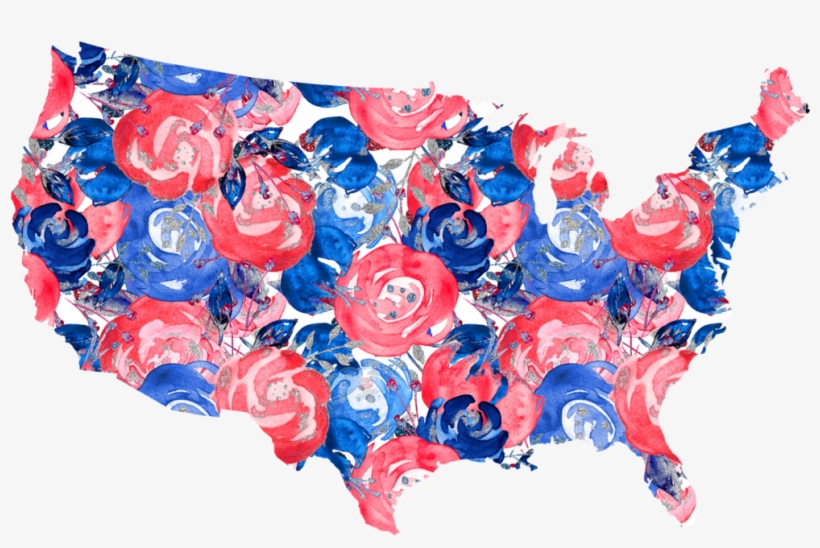 Floral Usa - Png, Jpeg, transparent png download