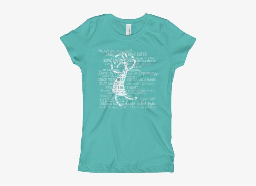 Dance Sayings Imprint On Girl's Tee Shirt - Honor Roll T Shirt Ideas, transparent png download