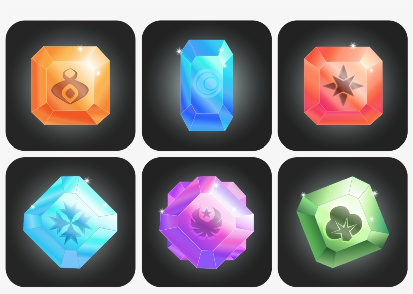 Free Gems Icon Pack, transparent png download
