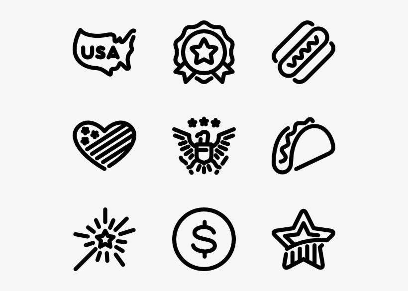 Usa Independence - Hand Drawn People Icon, transparent png download