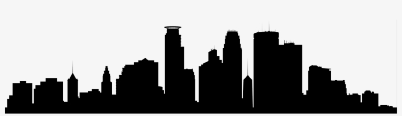Minneapolis Skyline - Minneapolis Skyline Vector, transparent png download