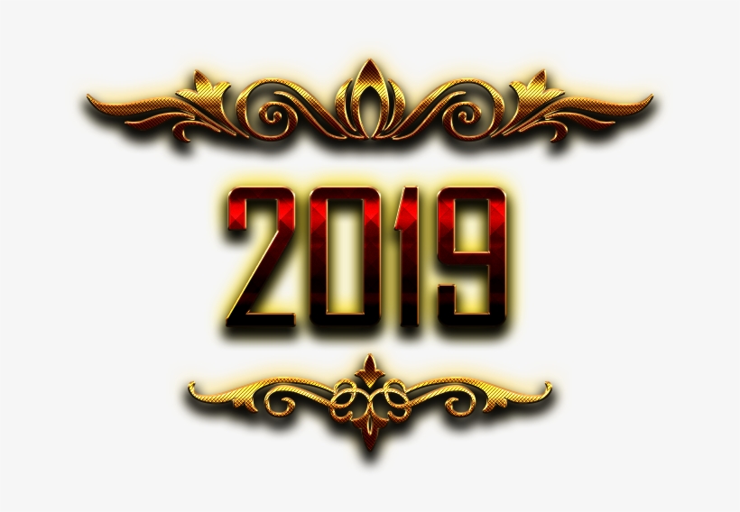 2019 Png Pic - Png Format New Year 2019 Png, transparent png download