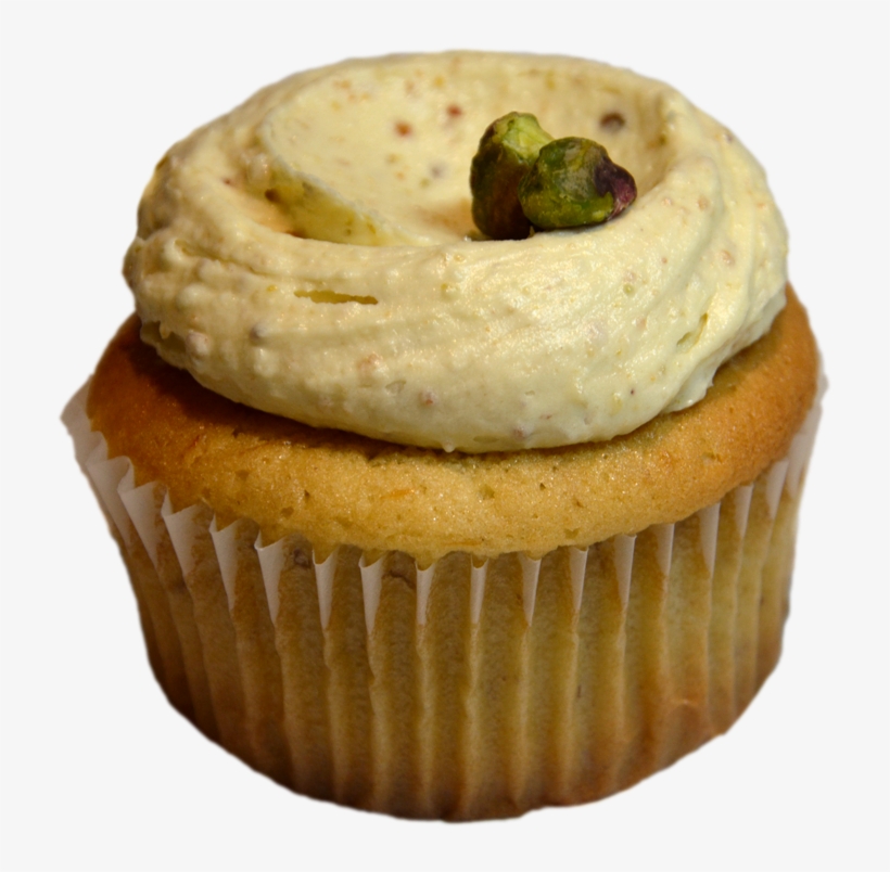 Pistachio On Banana - Cupcake, transparent png download