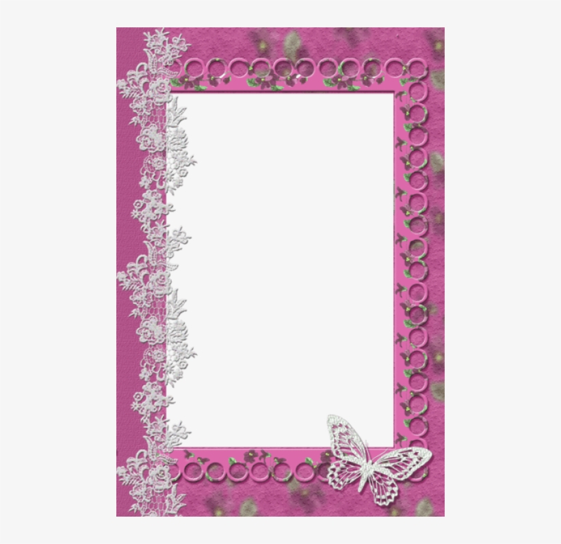 Free Png Best Stock Photos Pink Transparent Frame With - Love Butterfly Frame Png, transparent png download