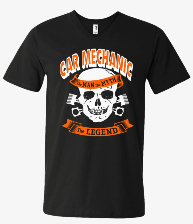 Car Mechanic The Man The Myth The Legend Men's Printed - T-shirt, transparent png download