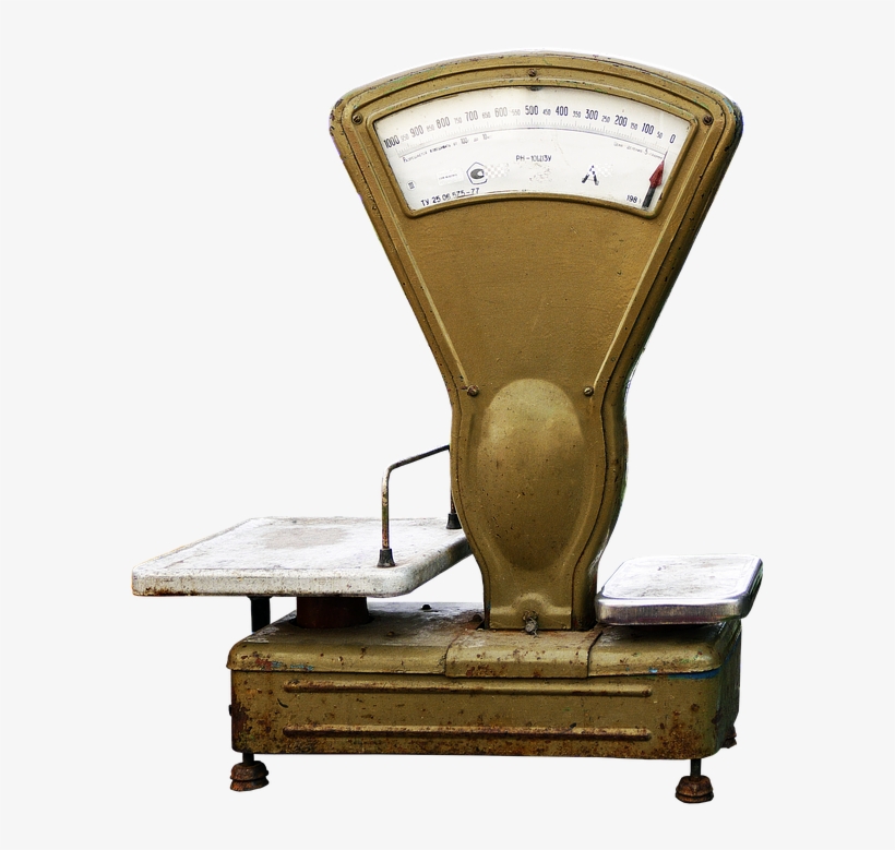 Horizontal, Bench Scale, Old, Old Scale, Beam Balance - Horizontal Bench Scale, transparent png download