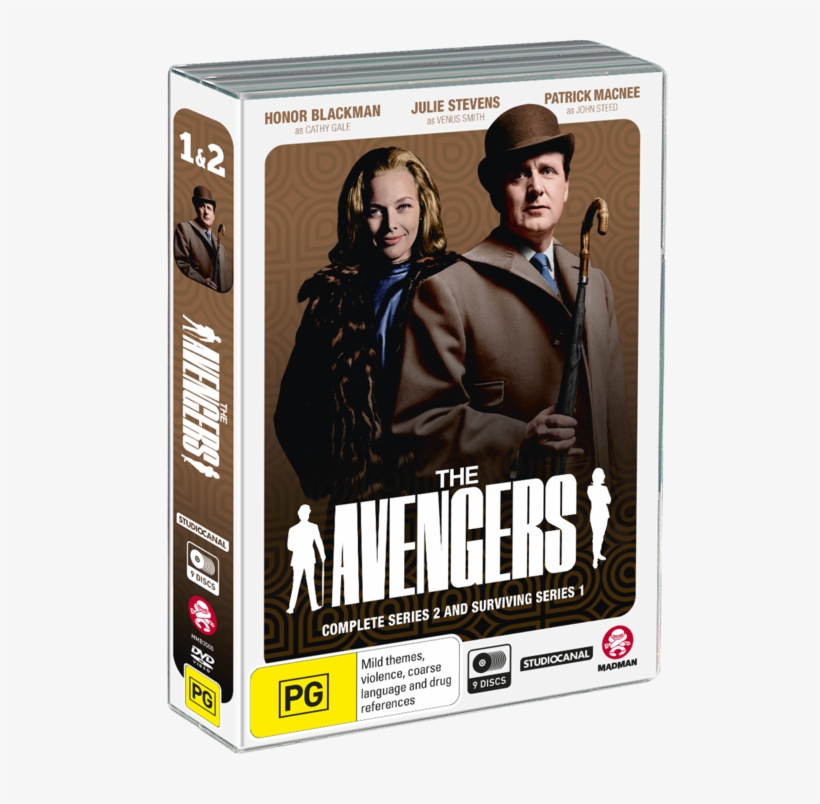 Complete Series 2 And Surviving Series - Avengers Complete On Dvd, transparent png download