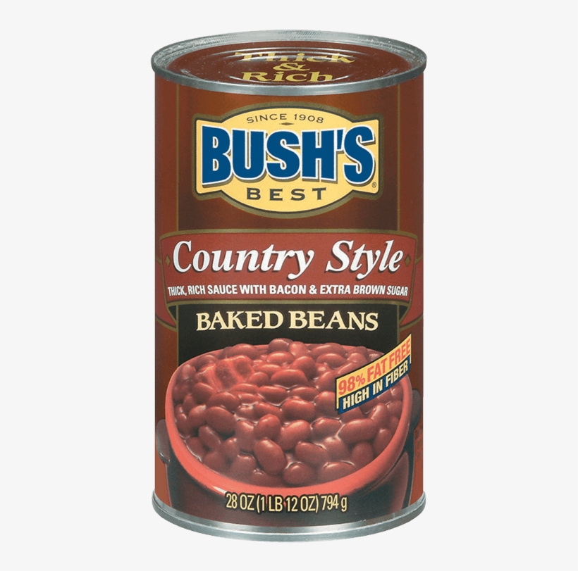Bush's Country Style Baked Beans - Bush's Baked Beans, transparent png download