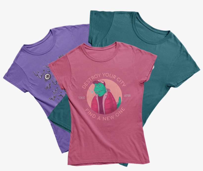 Tshirt Mockups - Girl, transparent png download