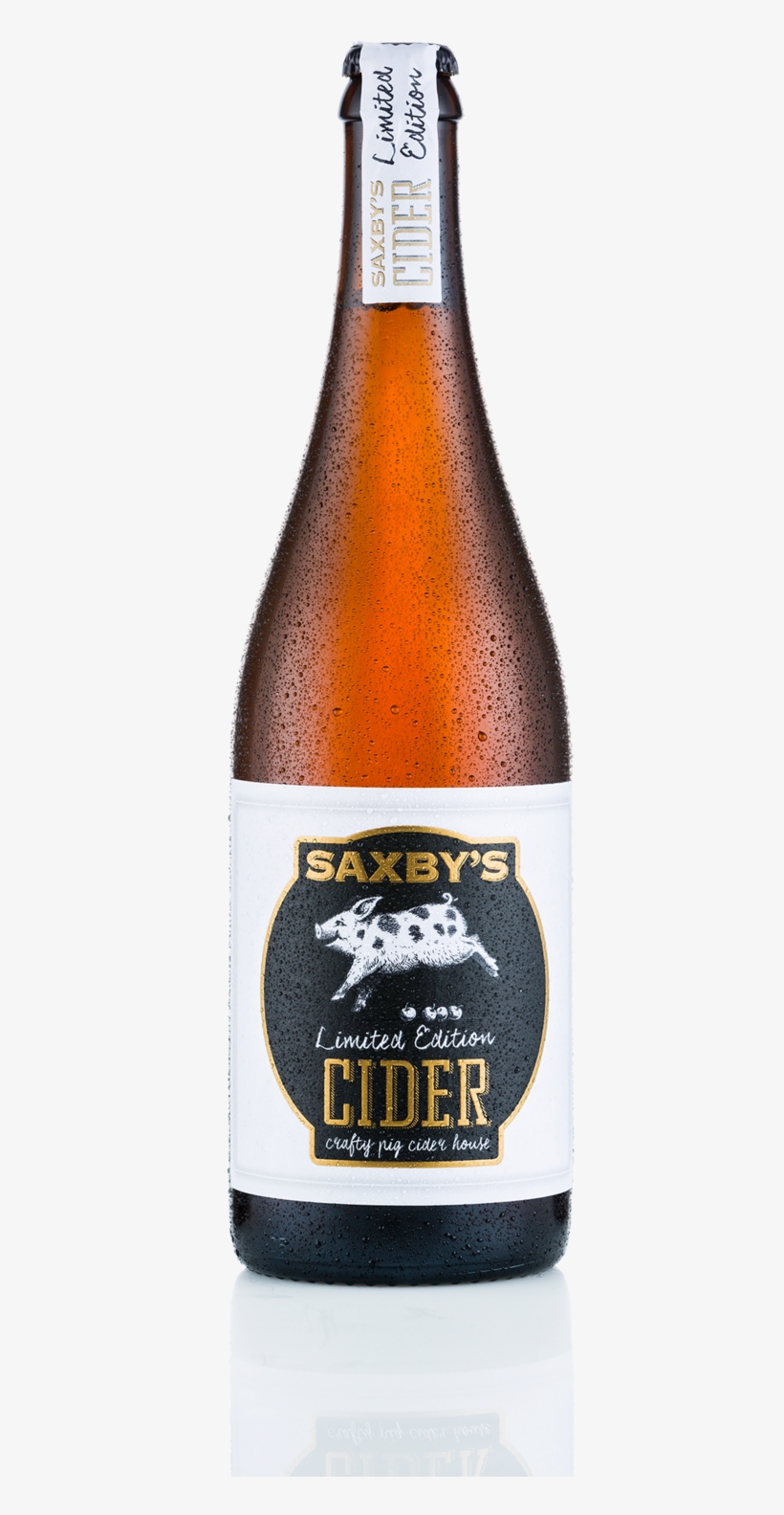Saxbys Cider Limited Edition Bottle 1263 - Beer Bottle, transparent png download