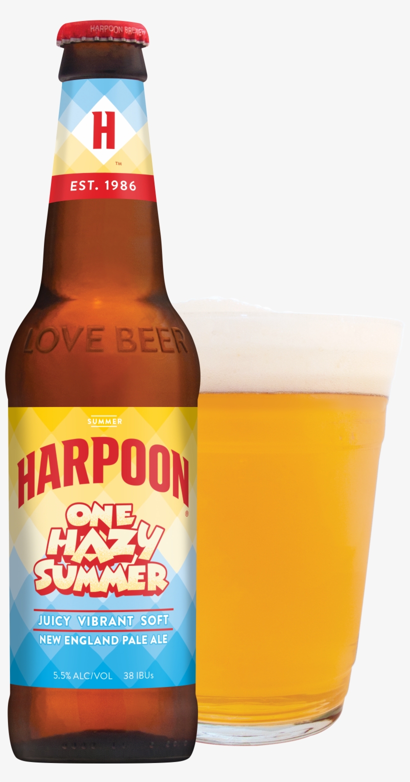 One Hazy Summer Bottle And Glass, Pdf, transparent png download