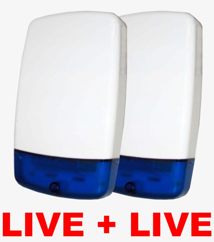 Details About Twin Pack Of Intruder Burglar Alarm Live - Computer Speaker, transparent png download