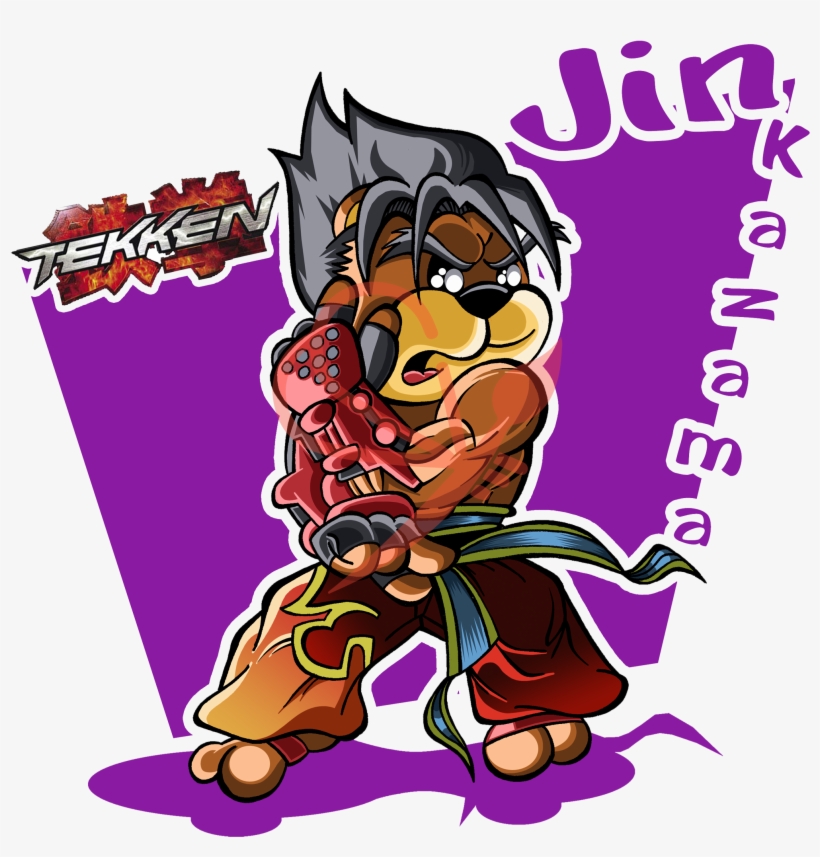 Parodia Oso Jin Kazama Tekken, Arcade, Retro, Videojuego - Tekken 5, transparent png download