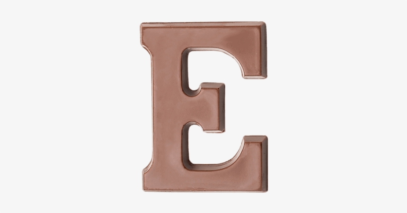 Choc Affair Milk Chocolate Letter E - Chocolate Letter E, transparent png download