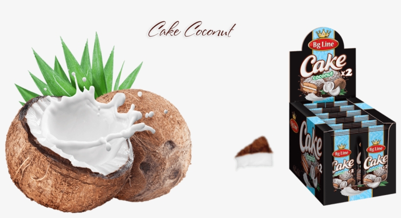 Coconut Delight Locked Between Two Walls Of Fluffy - Coconut, transparent png download