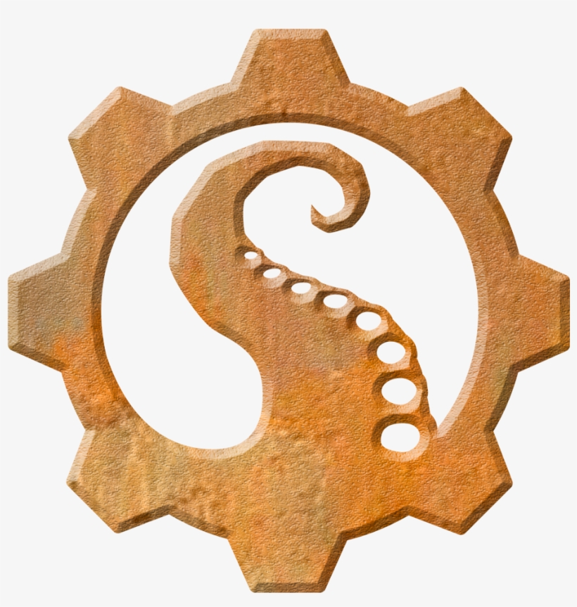 Gearlogorusted, transparent png download