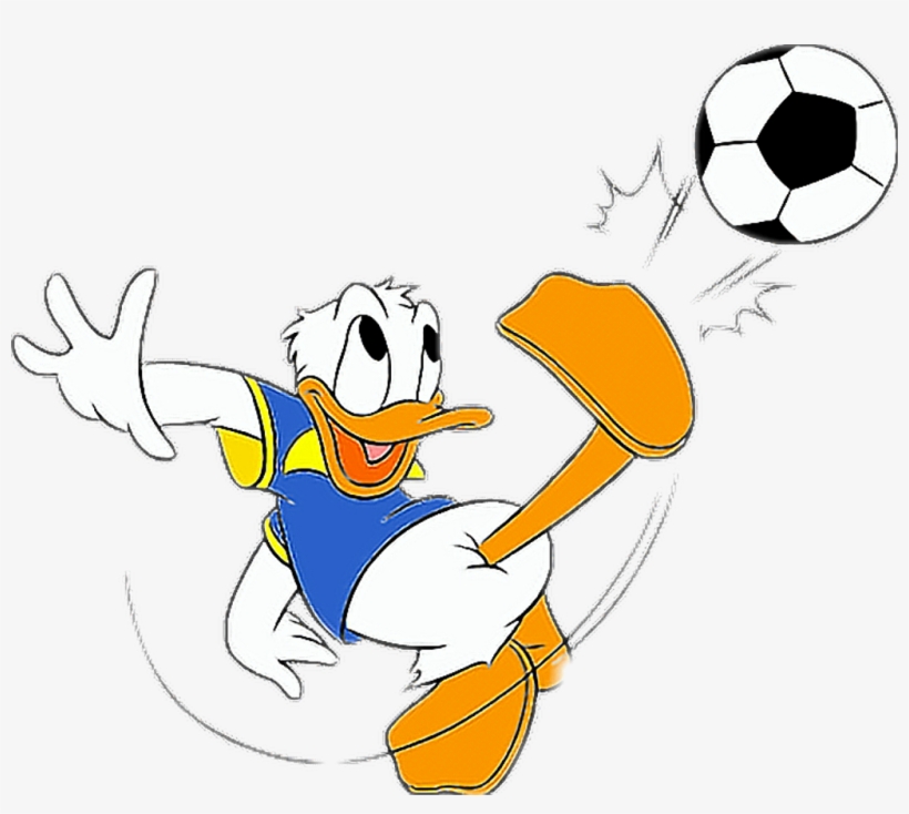 Disney Sticker - Donald Duck Playing, transparent png download