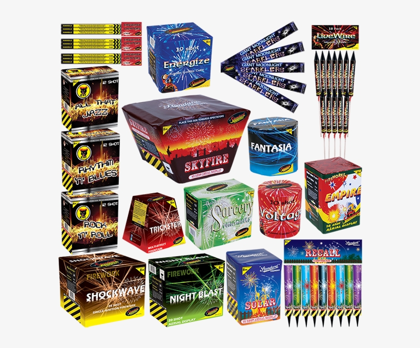 Black Cat Fireworks - Fireworks Fountain Kit, transparent png download