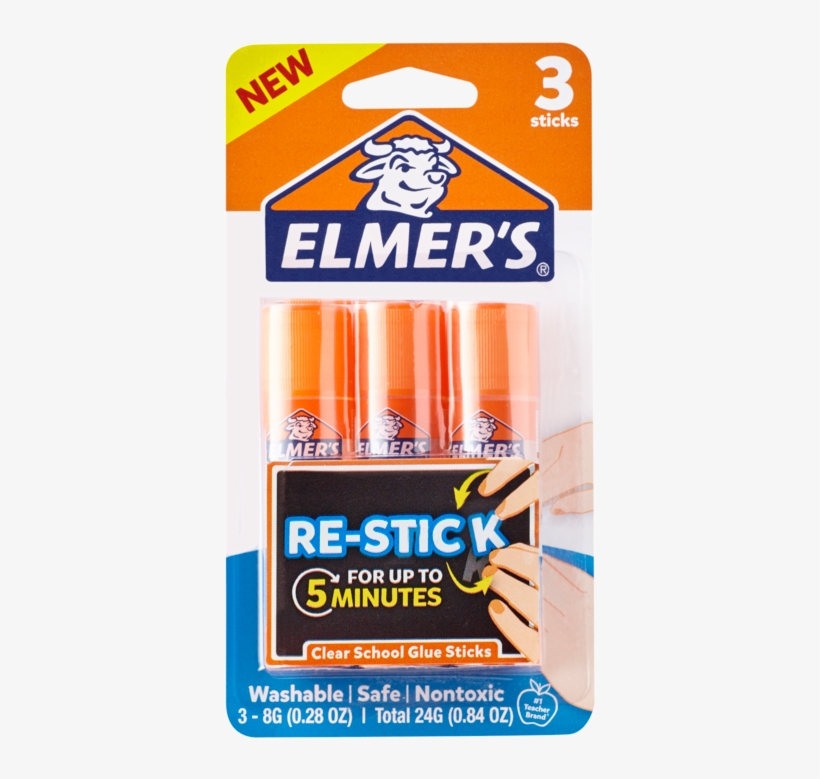 High Res - Elmer's Re Stick Glue Sticks, transparent png download