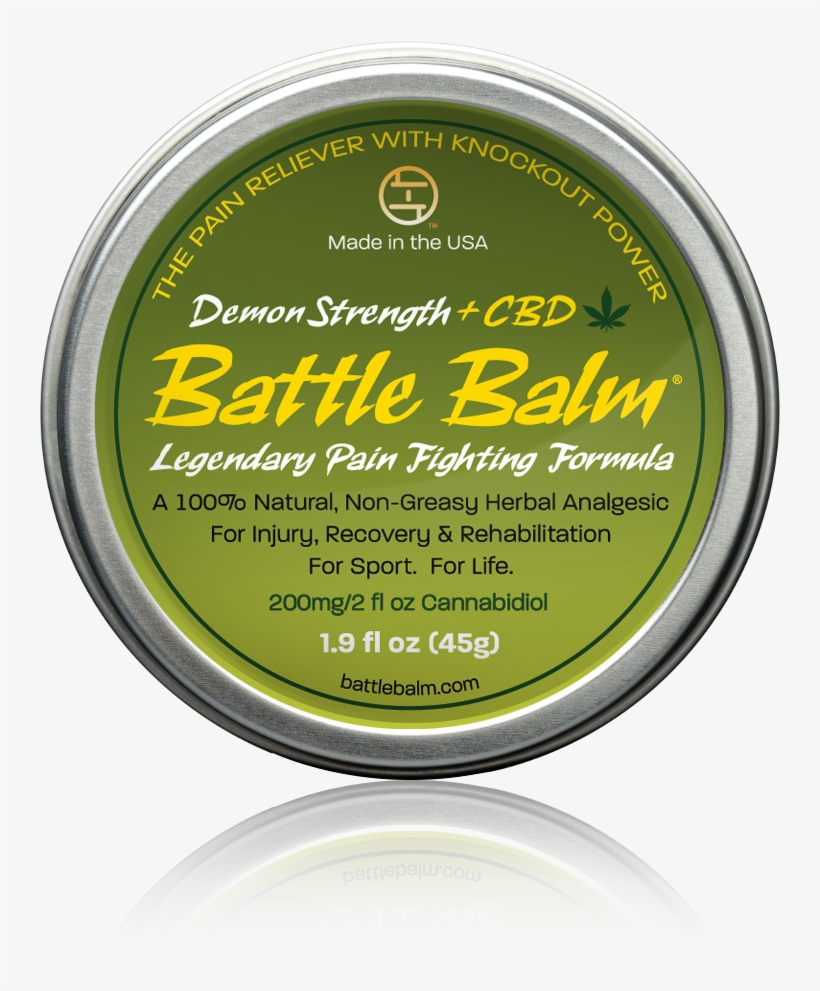 Battle Balm Demon Strength Cbd Cannabidiol Full Size - Circle, transparent png download