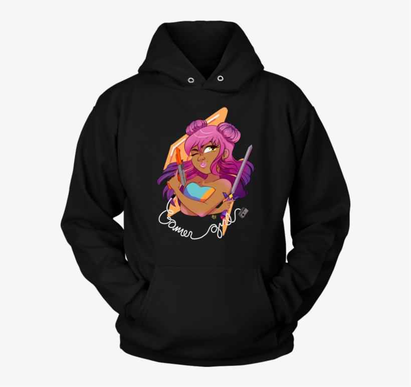 Gamer Girl Hoodie - Funny Semi Truck Shirts, transparent png download