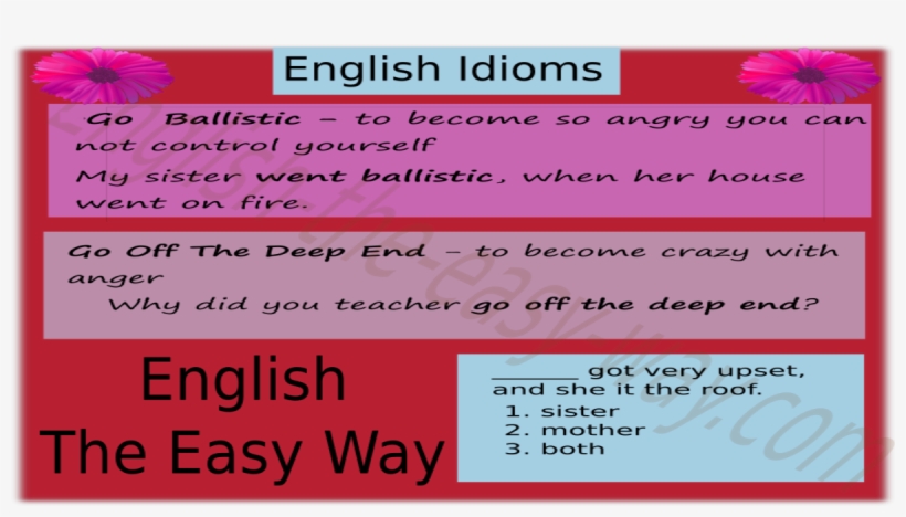 Idiom About Anger, transparent png download