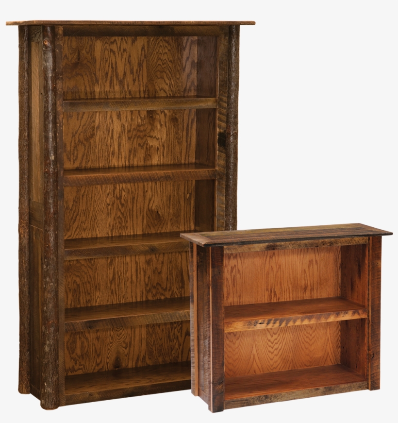 Barnwood Bookshelves Barn Wood Bookshelf Transparent Png