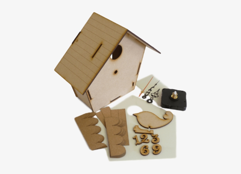 Bird House Clock 569 P - Plywood, transparent png download
