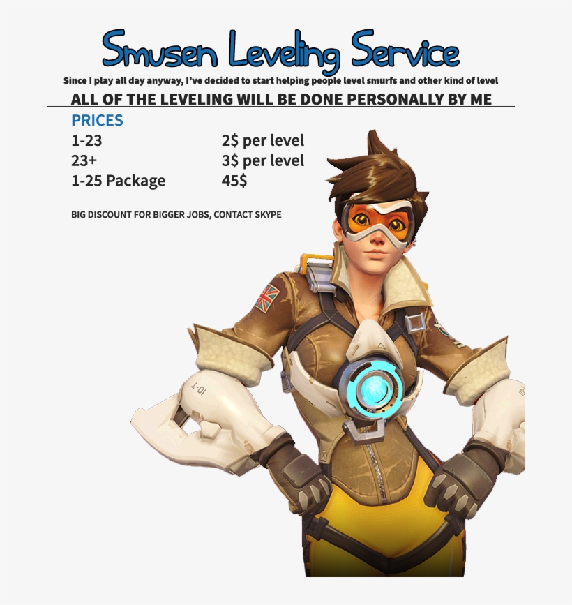 All Regions -smurfs And Mains - Tracer Overwatch, transparent png download