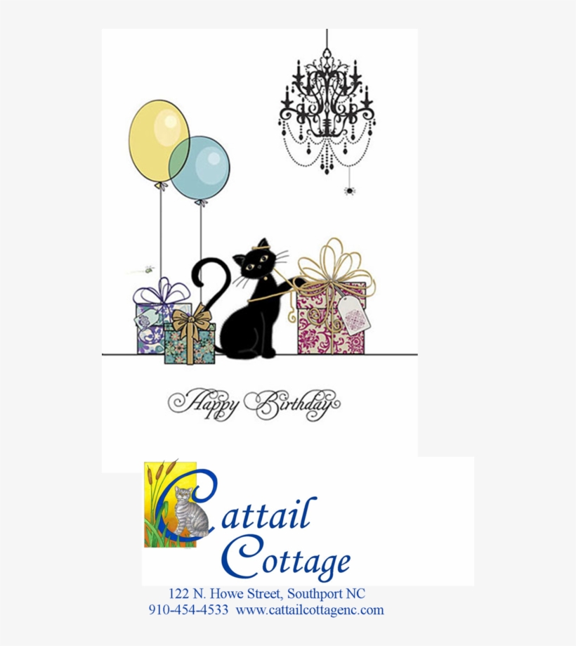 Cattail Cottage Birthday Gift Card - Chandelier, transparent png download
