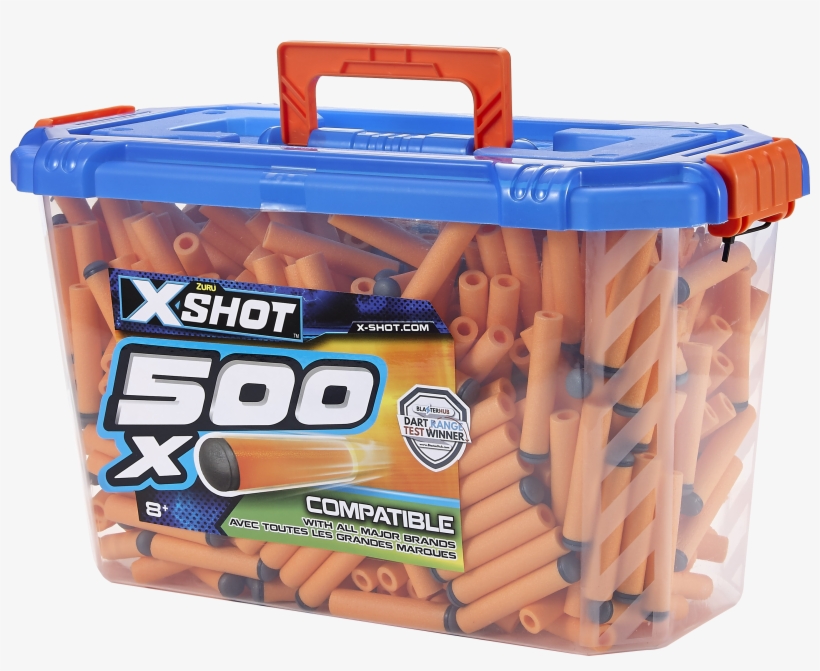 X-shot Excel Universally Compatible Foam Darts Refill - Box, transparent png download