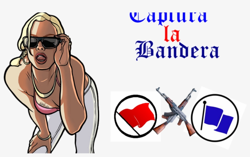 Captura La Bandera - Gta San Andreas Girl Png, transparent png download