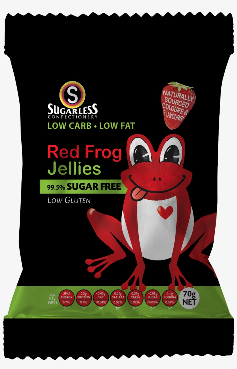 Red Frogs - Sugarless Jellies, transparent png download