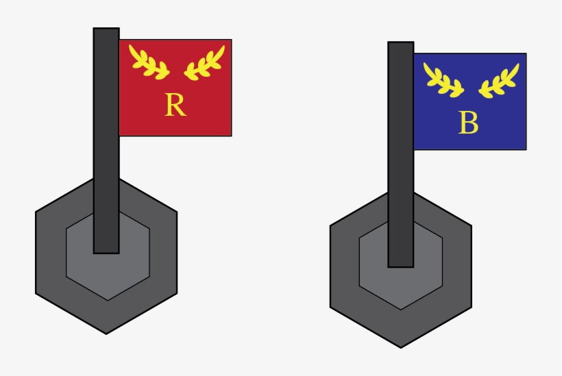 Strat Game Pieces V5 Flags - Cone, transparent png download