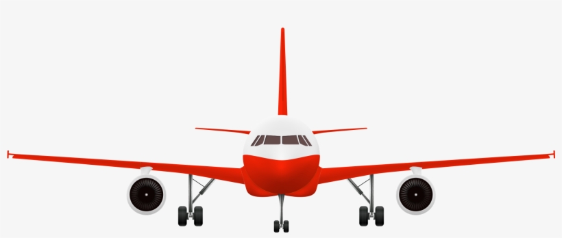 Download - Airplane Front Png, transparent png download
