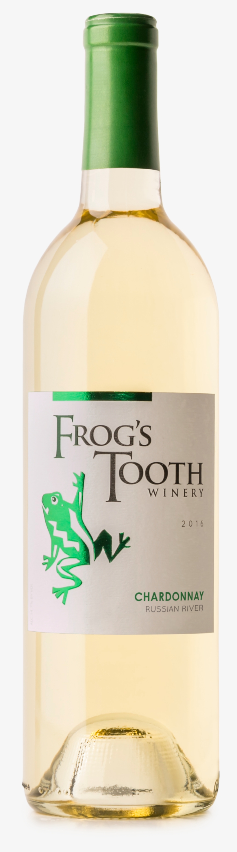 Frogstooth Chardonnay 16 72dpi - Glass Bottle, transparent png download