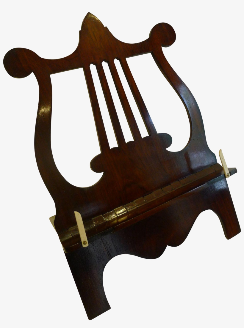 Fine English Regency Lyre Book Or Music Stand / Lectern, transparent png download