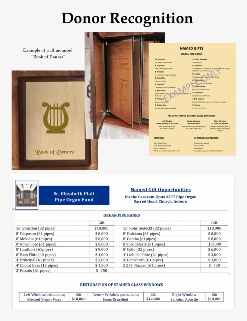 Sacred Heart Organ Photo Album Thumbnail 2 - Harp, transparent png download