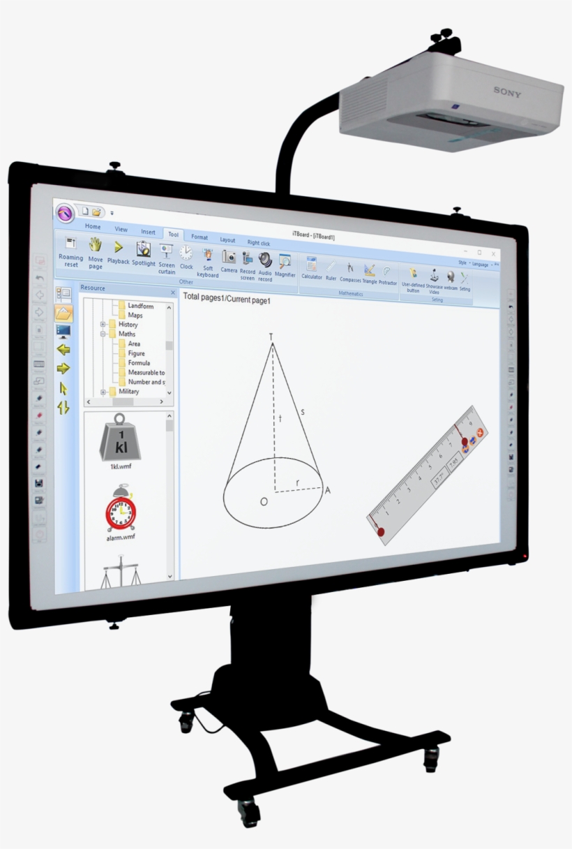 Papan Tulis Interaktif - Computer Monitor, transparent png download