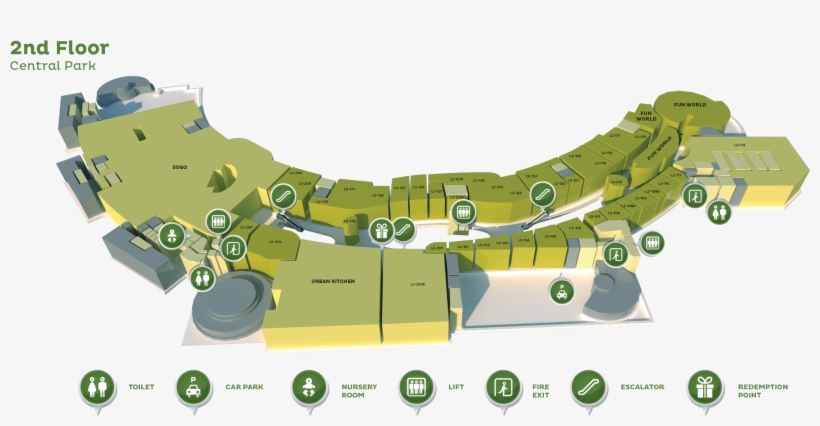 More - Map Central Park Jakarta, transparent png download