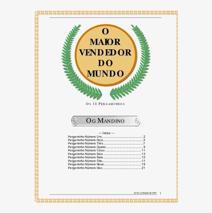 Pdf - The Greatest Salesman In The World, transparent png download