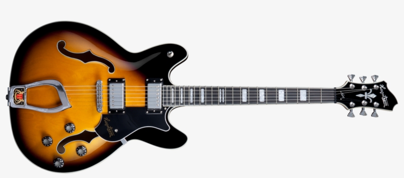 Hagstrom Viking Black, transparent png download