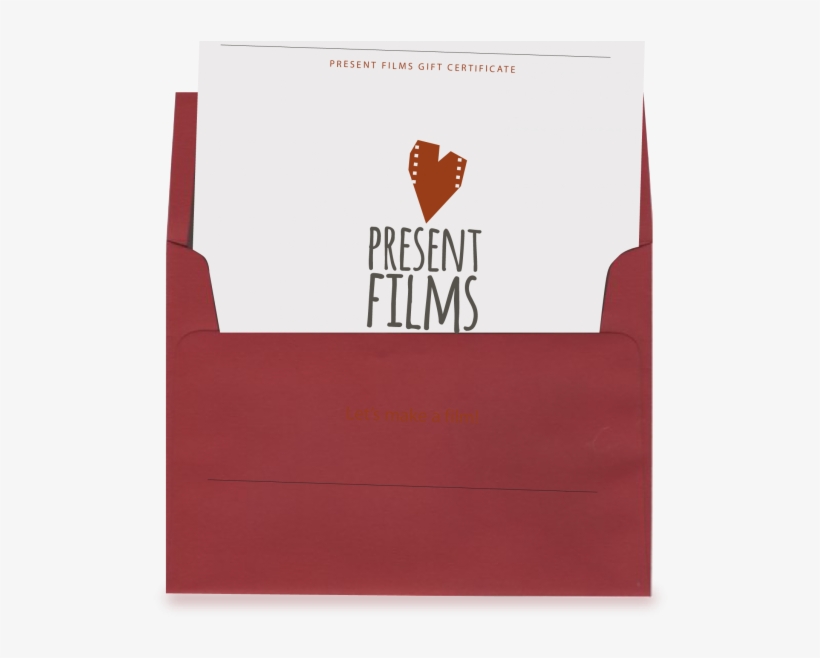 Present Films Gift Certificate - Envelope, transparent png download