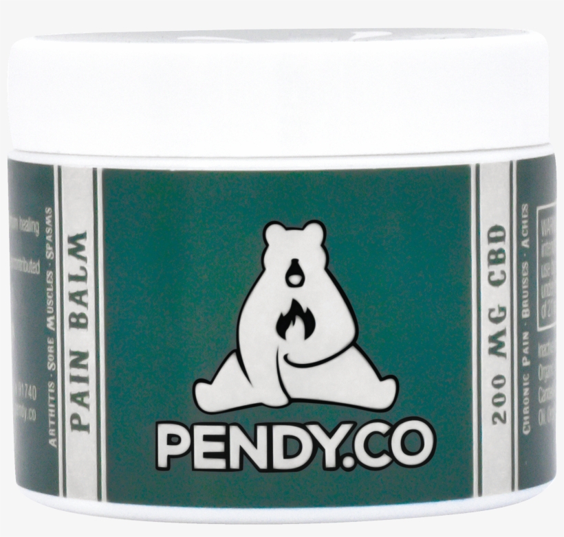 Pendy Co 200 Mg Cbd Pain Balm Product Image, With Lid - Polar Bear, transparent png download