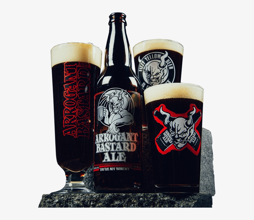 Cerveja Arrogant Bastard Ale - Guinness, transparent png download