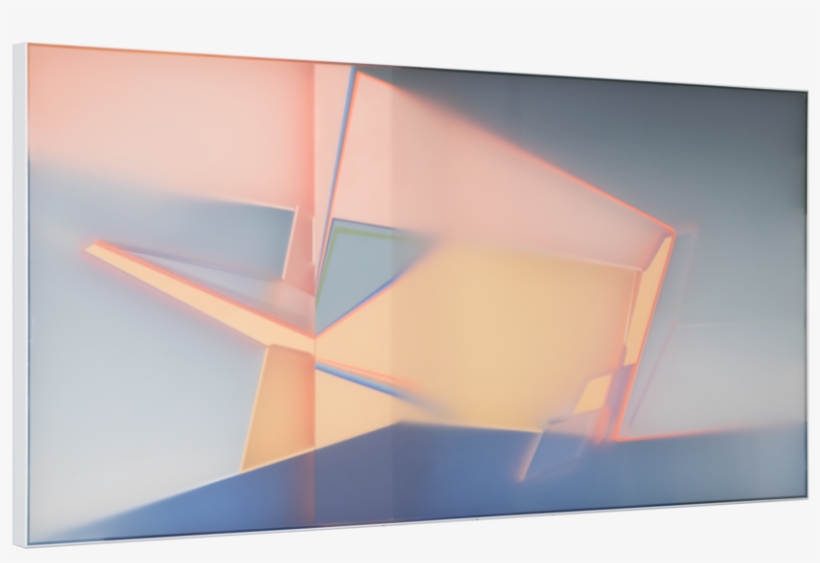 Blue Plateau Two Solid Acrylic Sculpture 30 X 60 X, transparent png download
