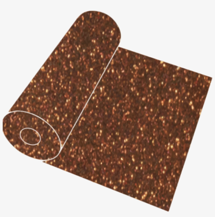 20" Bronze Glitter Roll - Coin Purse, transparent png download