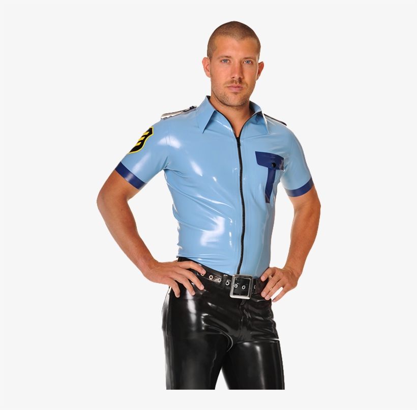 No Nonsense Here With Our Wonderfully Arresting Police - Leather Jacket, transparent png download